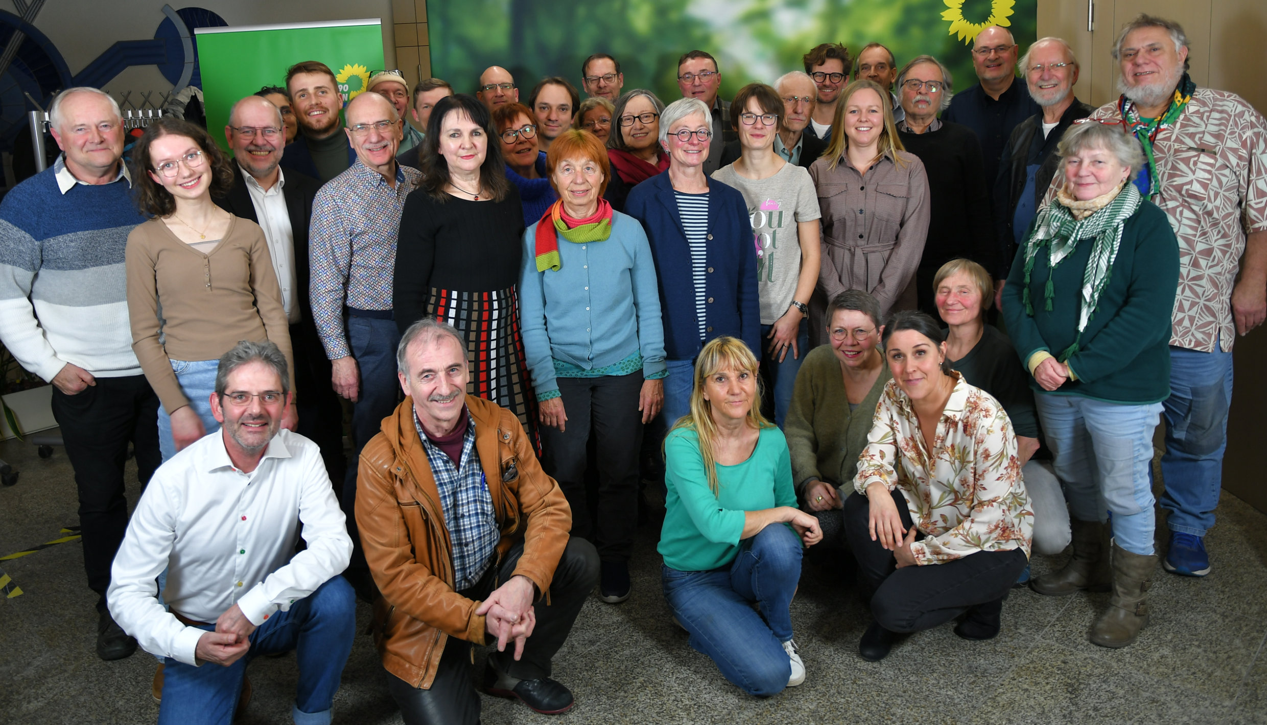 Die Kandidierenden der Grünen Main-Tauber für die Kreistagswahl am 9. Juni 2024