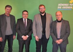 Die Referenten beim Neujahrsempfang der Grünen Main-Tauber am 14.01.2024 in Holzbronn