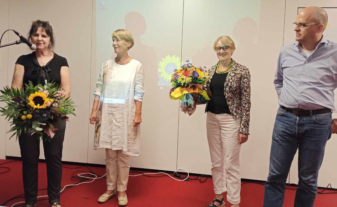 Die Kreisvorstände aus dem Main-Tauber- und Neckar-Odenwald-Kreis danken der Bundestagskandidatin Charlotte Schneidewind-Hartnagel