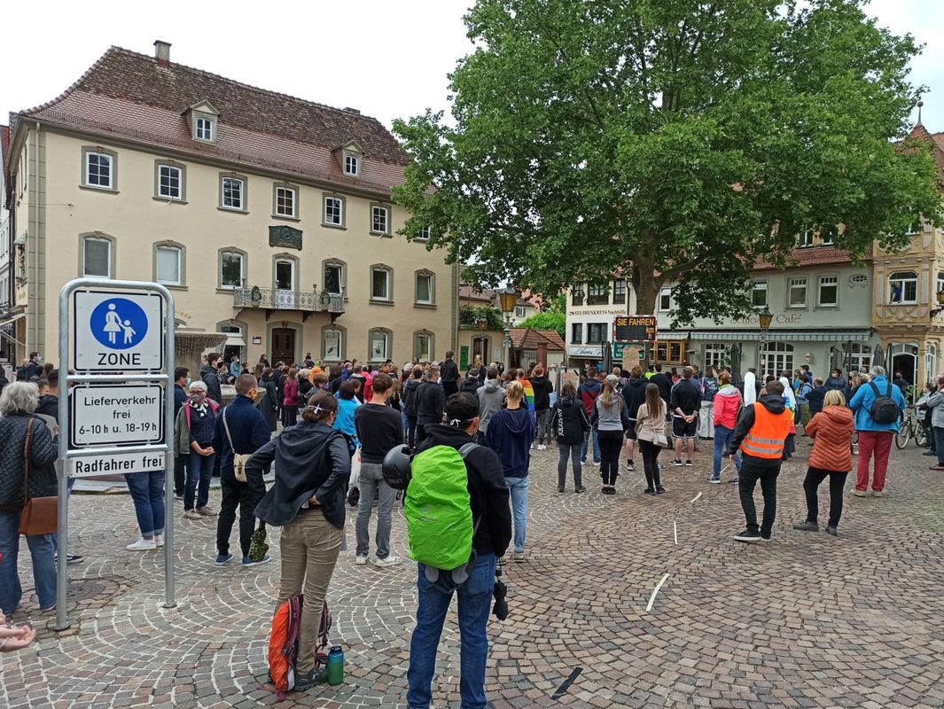 Black Lives Matter-Demonstration in Bad Mergentheim